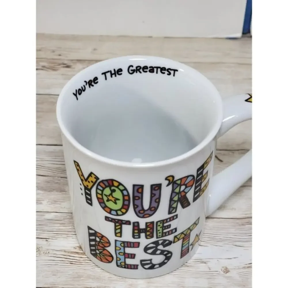 You're the Best, Awe in Awesome 16-ounce Coffee Mug from Our Name Is Mud NWOT NE
